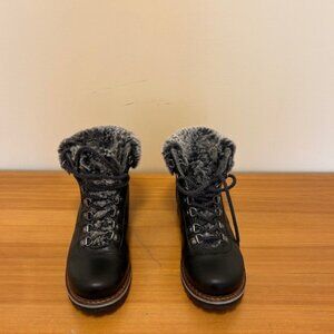 Avellini Leather Made in Portugal Women's Winter Ankle Boots Waterproof